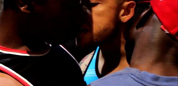  Amateur interracial jocks threeway fun